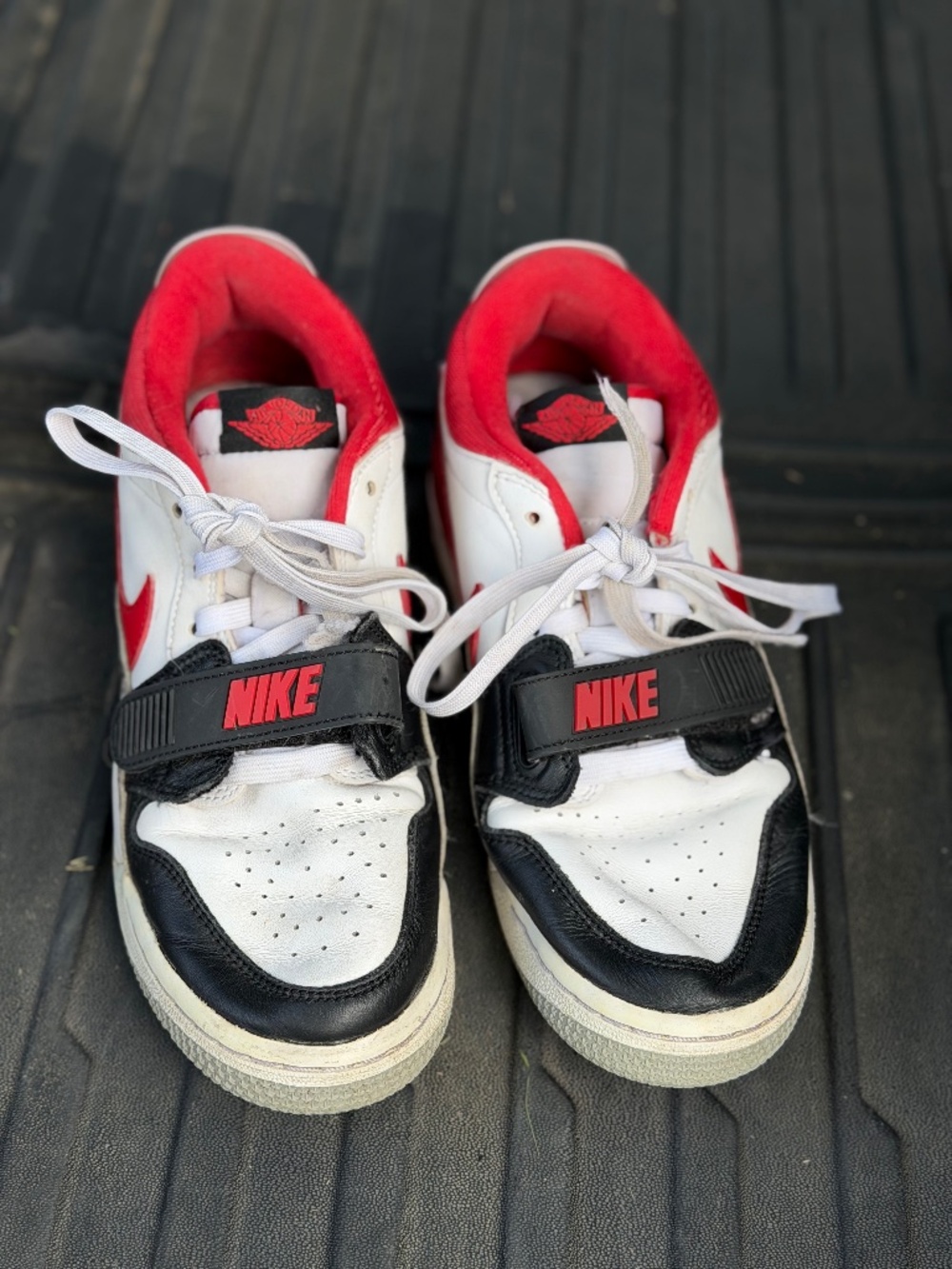 Nike Air Jordans Little Boy Size 6.5 Red and Black